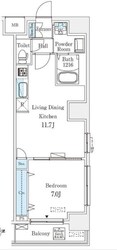 浅草橋駅 徒歩3分 11階の物件間取画像